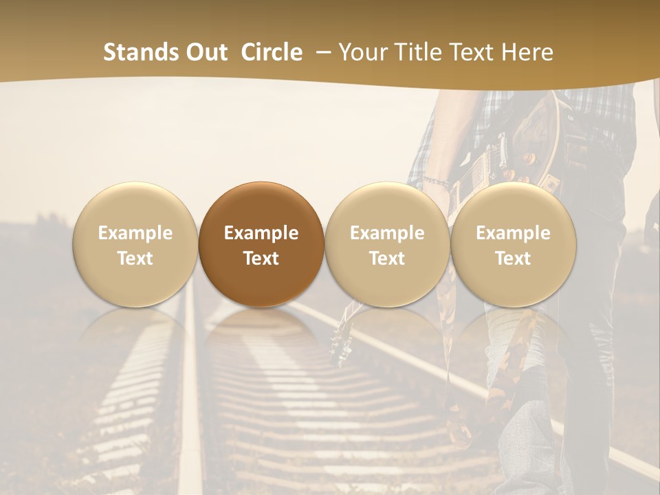 Rural Artistic Man PowerPoint Template