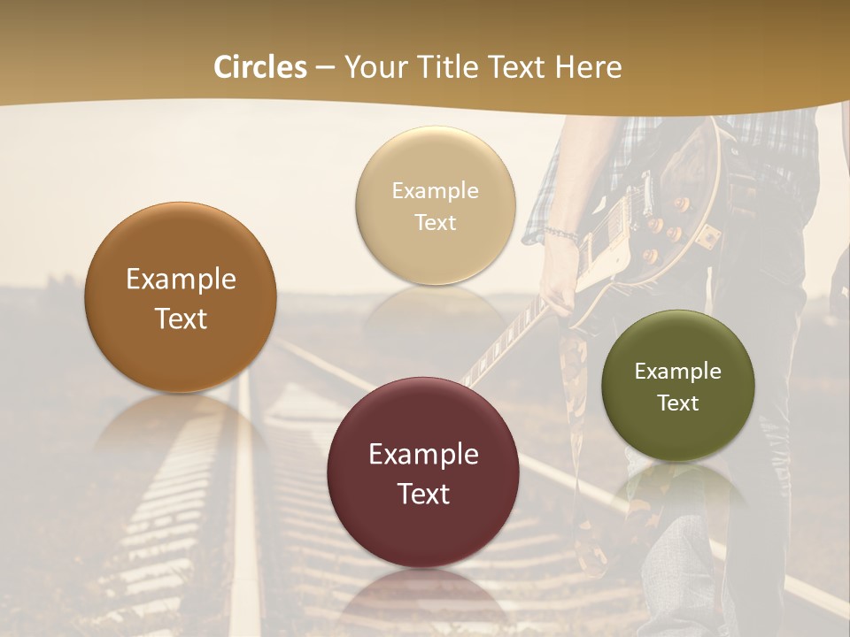 Rural Artistic Man PowerPoint Template