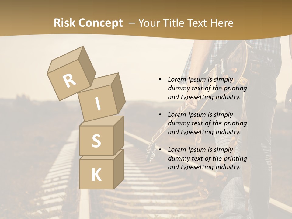 Rural Artistic Man PowerPoint Template