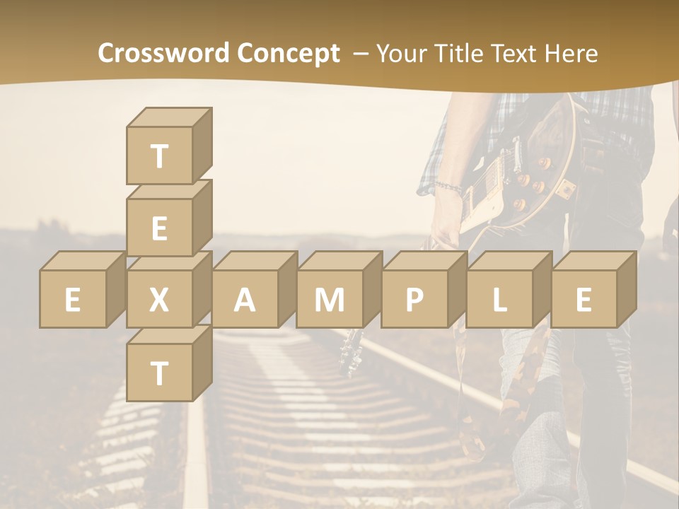 Rural Artistic Man PowerPoint Template