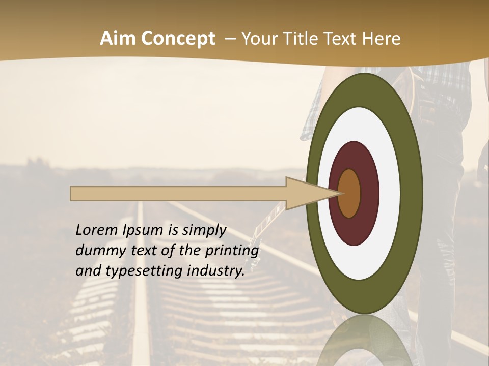 Rural Artistic Man PowerPoint Template