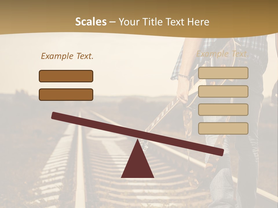 Rural Artistic Man PowerPoint Template