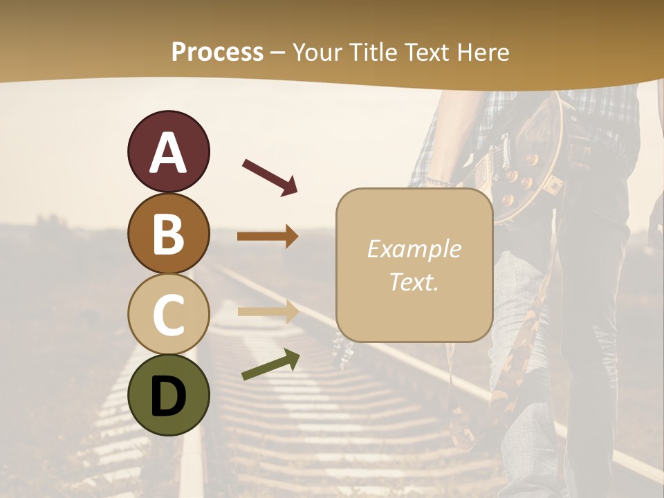 Rural Artistic Man PowerPoint Template