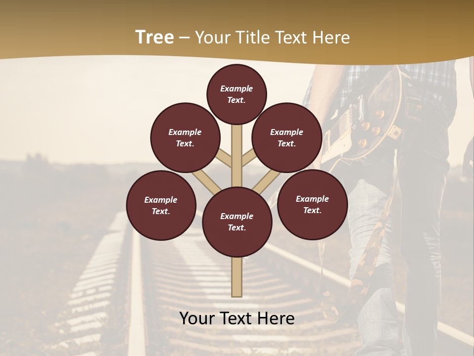 Rural Artistic Man PowerPoint Template