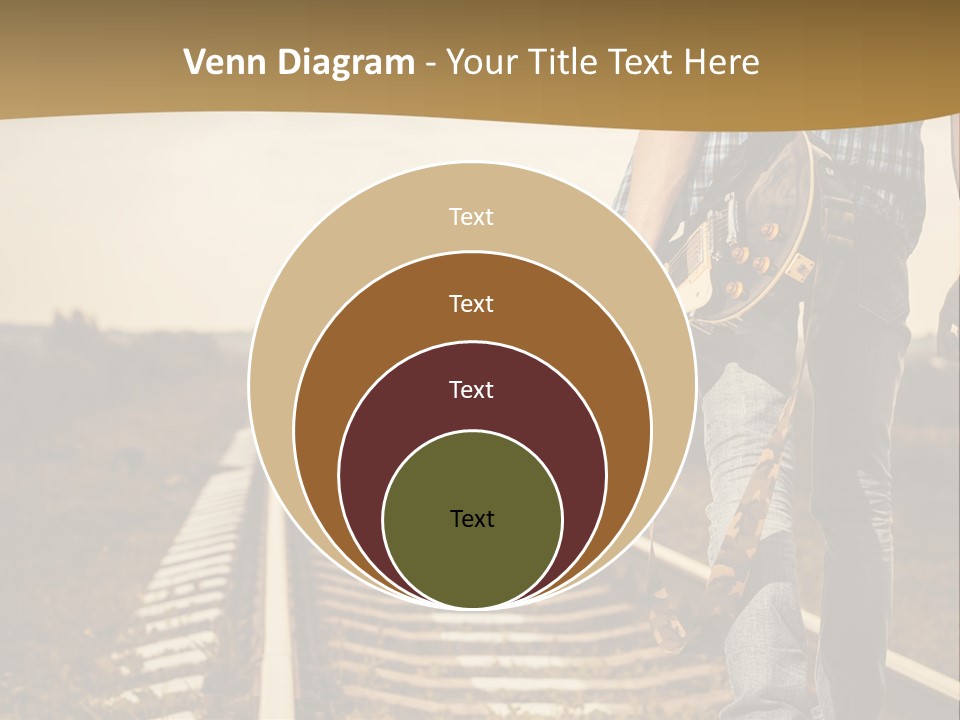 Rural Artistic Man PowerPoint Template