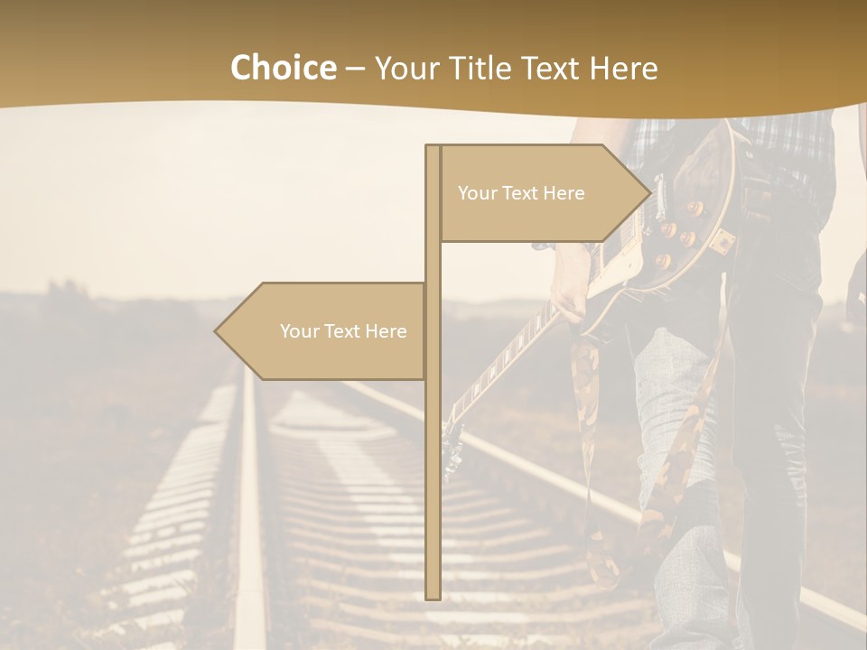 Rural Artistic Man PowerPoint Template