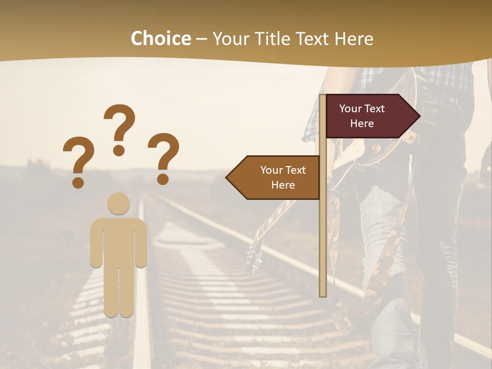 Rural Artistic Man PowerPoint Template