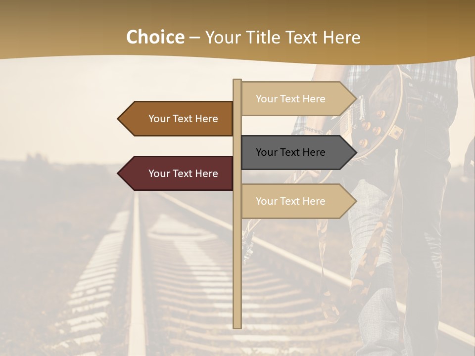 Rural Artistic Man PowerPoint Template