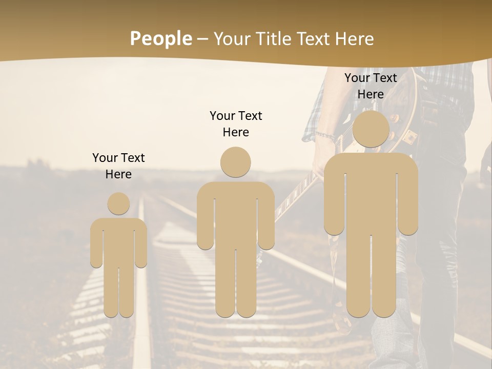 Rural Artistic Man PowerPoint Template