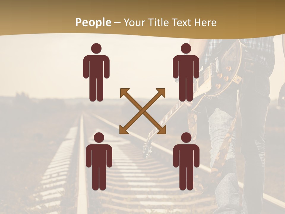 Rural Artistic Man PowerPoint Template