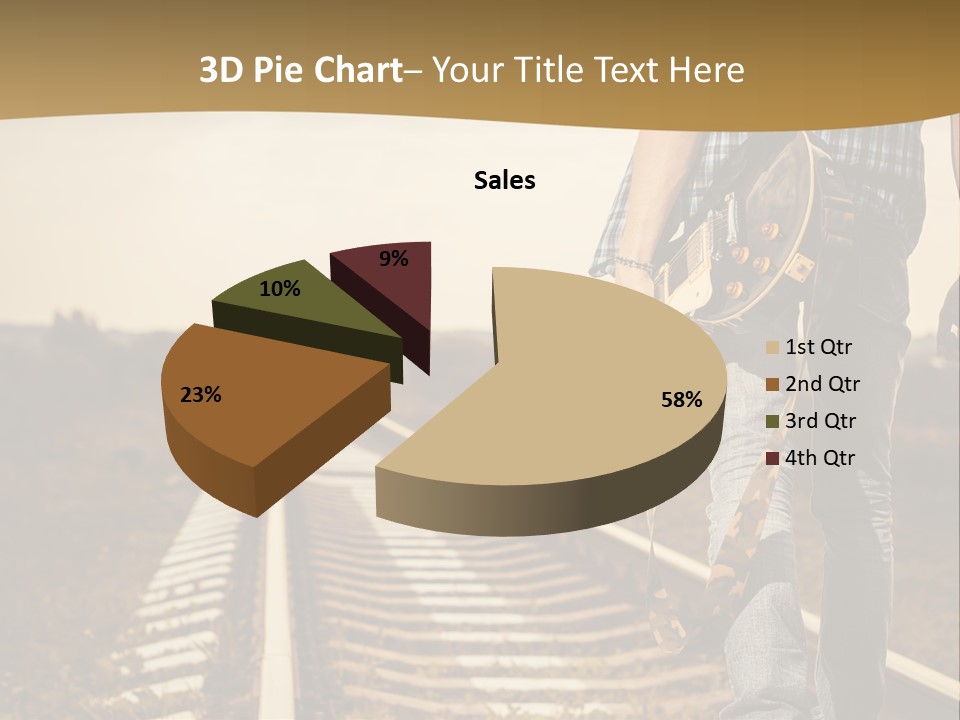 Rural Artistic Man PowerPoint Template