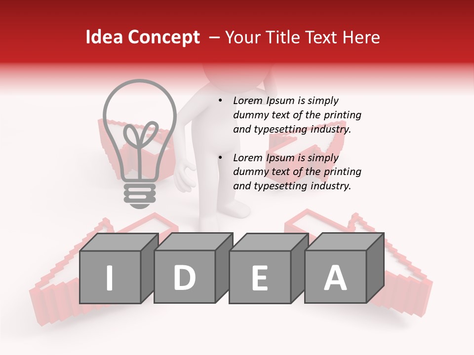 Character Icon Isolated PowerPoint Template