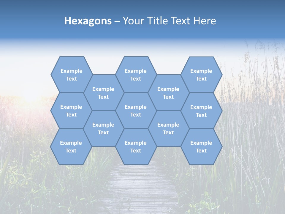 Natural Sun Sunset PowerPoint Template