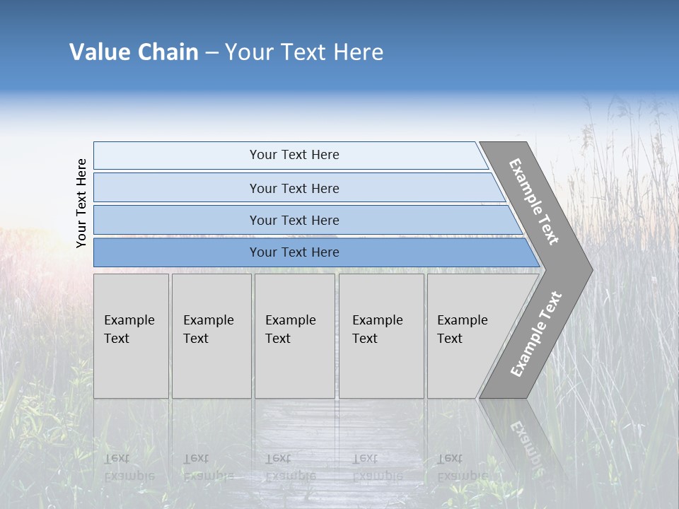 Natural Sun Sunset PowerPoint Template