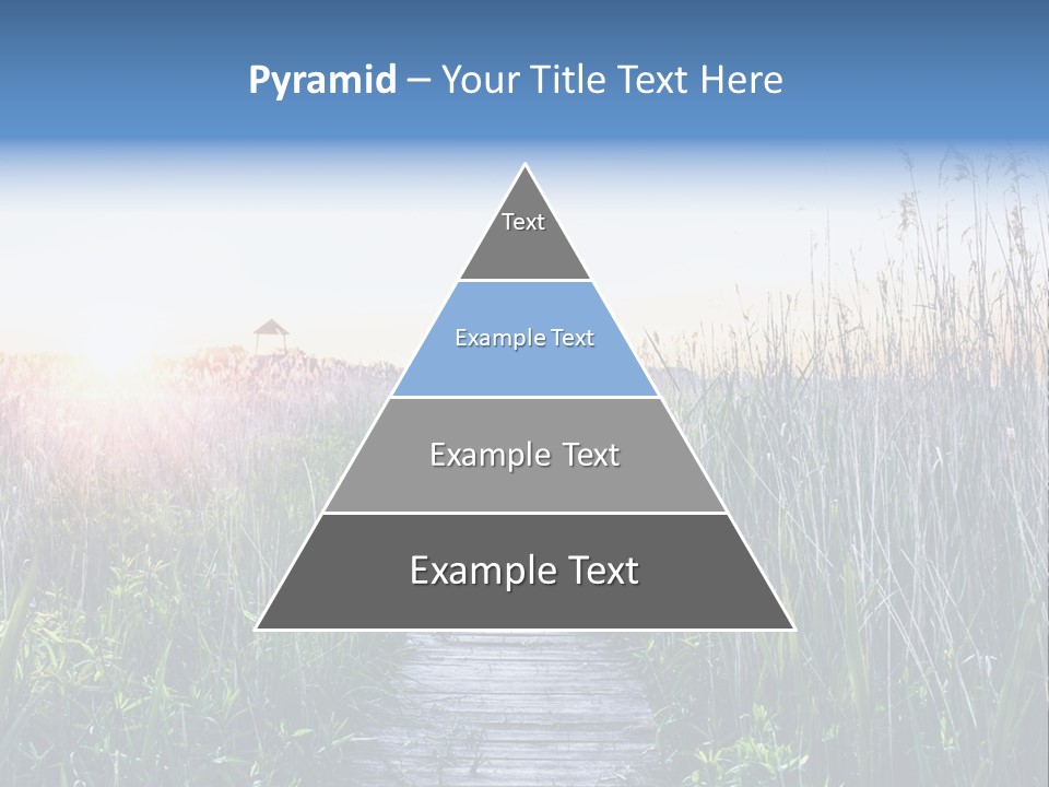 Natural Sun Sunset PowerPoint Template