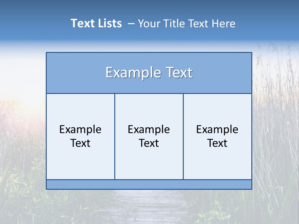Natural Sun Sunset PowerPoint Template
