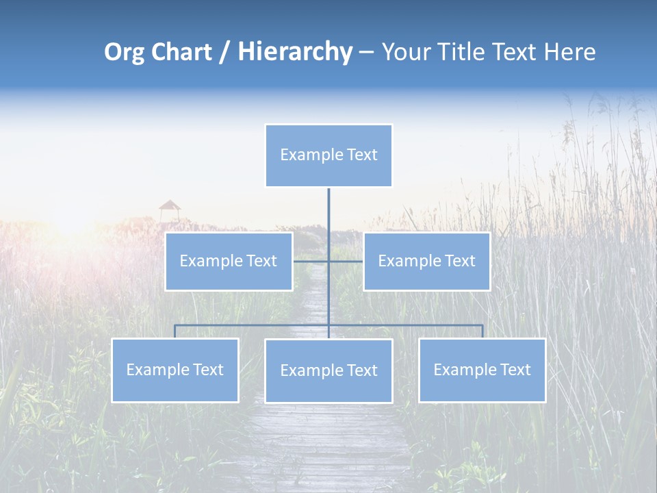 Natural Sun Sunset PowerPoint Template