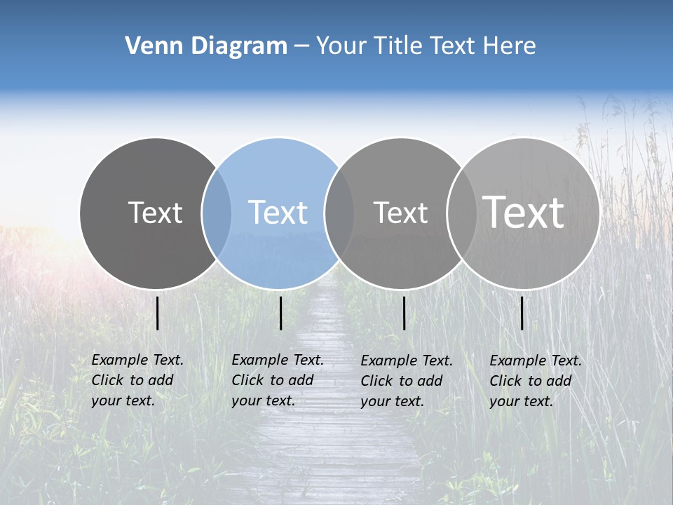 Natural Sun Sunset PowerPoint Template