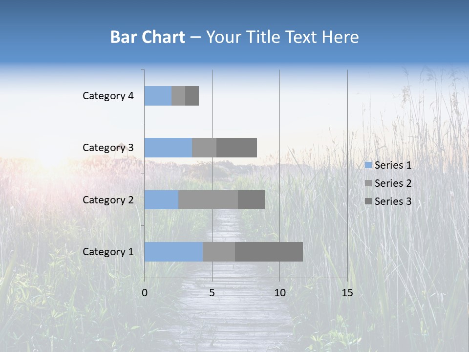 Natural Sun Sunset PowerPoint Template