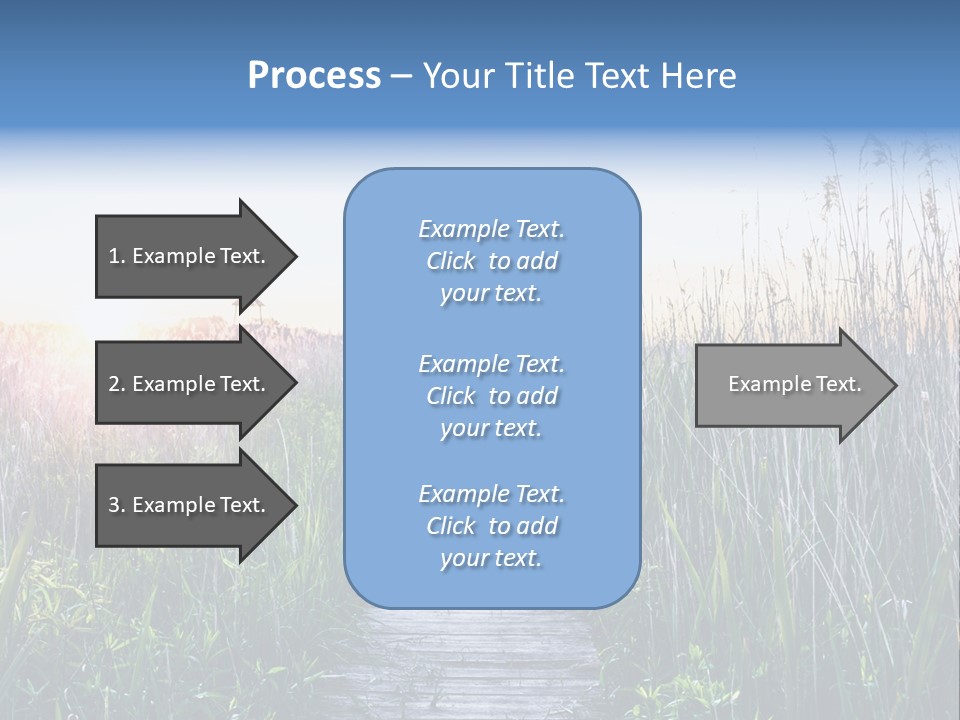 Natural Sun Sunset PowerPoint Template