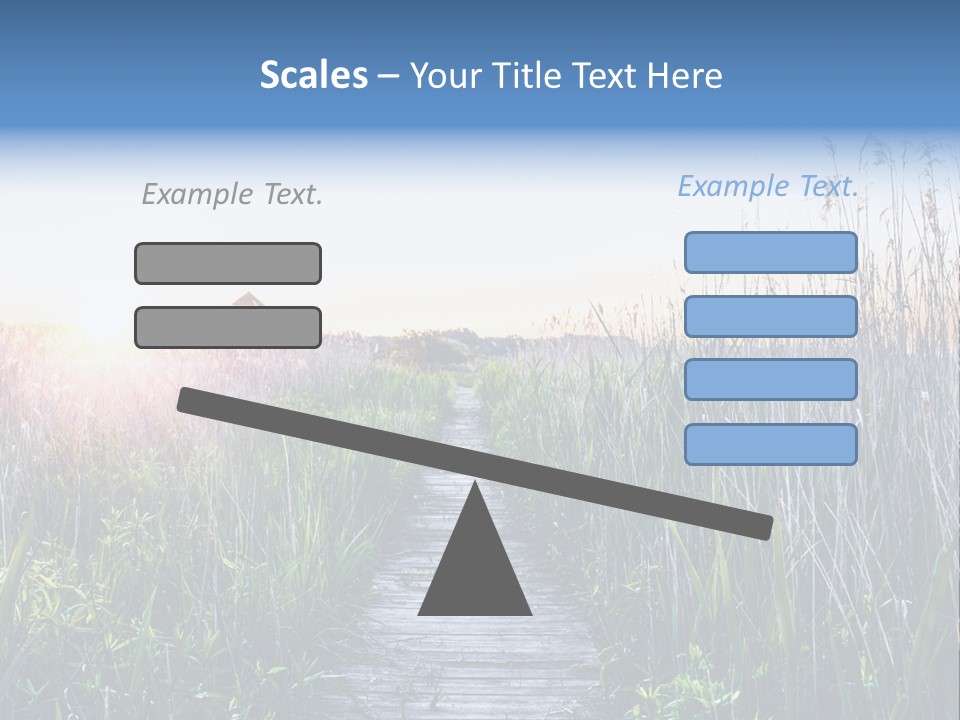Natural Sun Sunset PowerPoint Template
