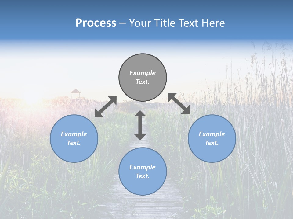 Natural Sun Sunset PowerPoint Template