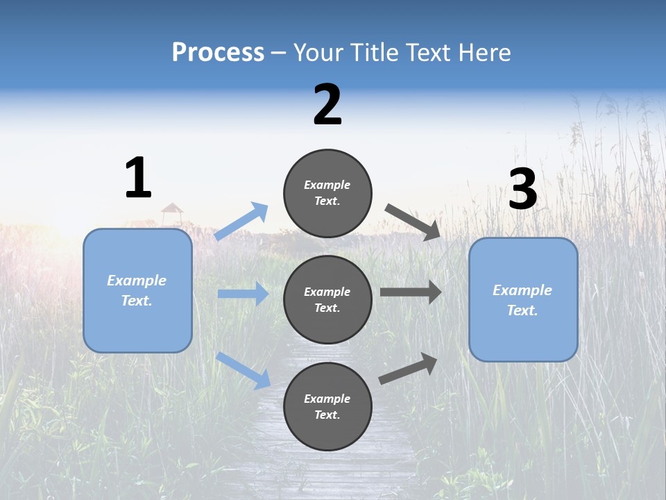 Natural Sun Sunset PowerPoint Template