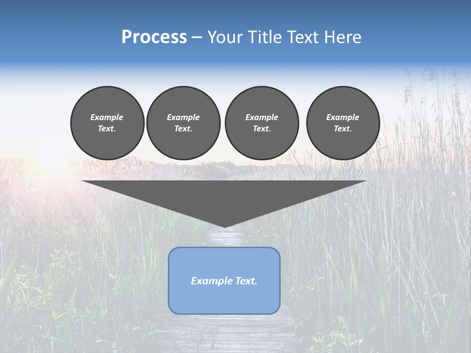 Natural Sun Sunset PowerPoint Template