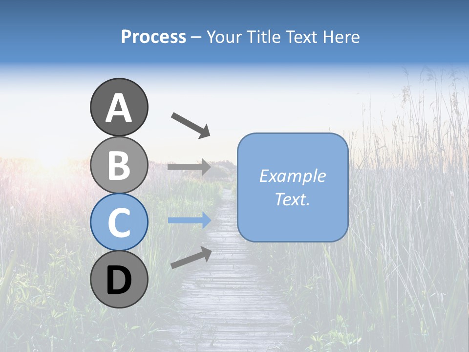 Natural Sun Sunset PowerPoint Template