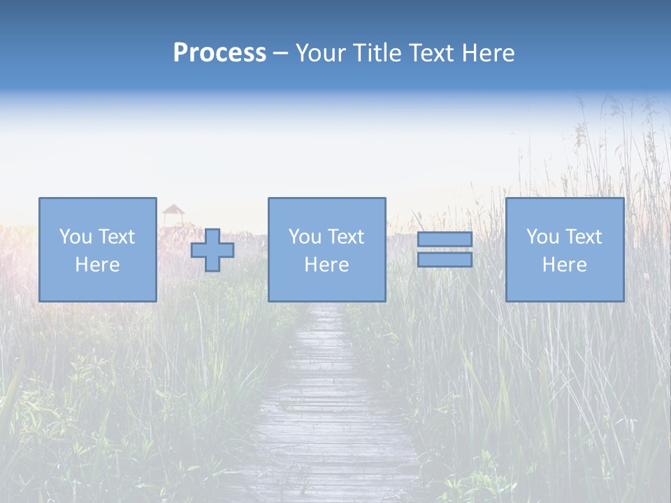 Natural Sun Sunset PowerPoint Template