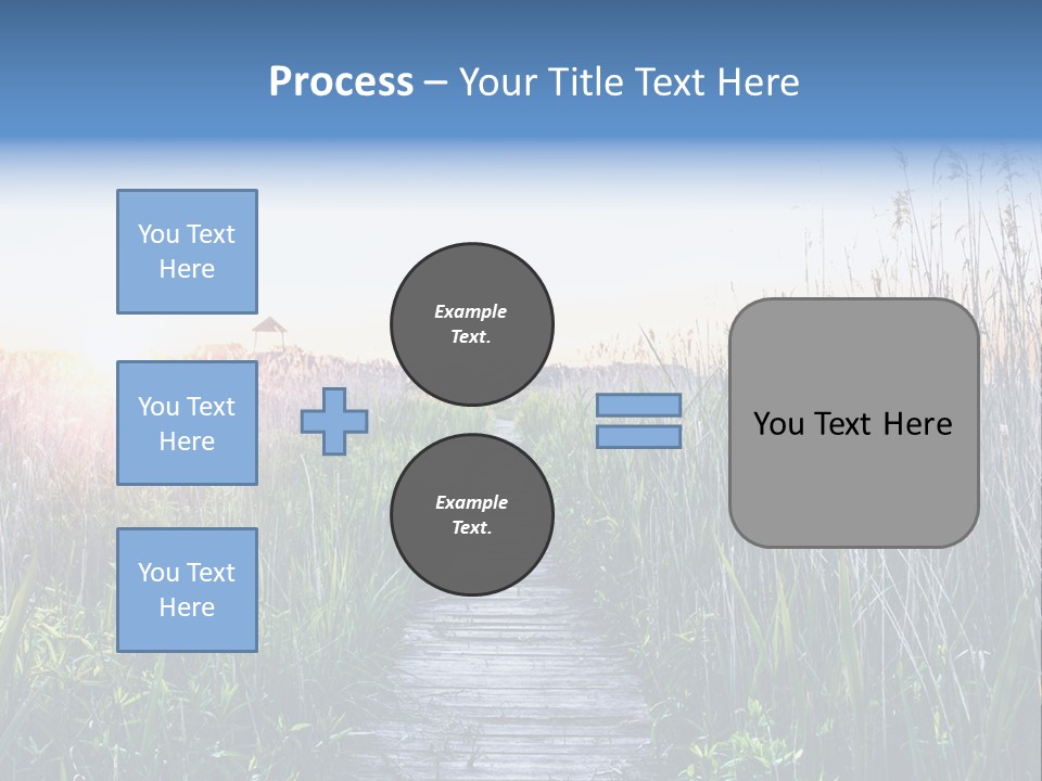 Natural Sun Sunset PowerPoint Template