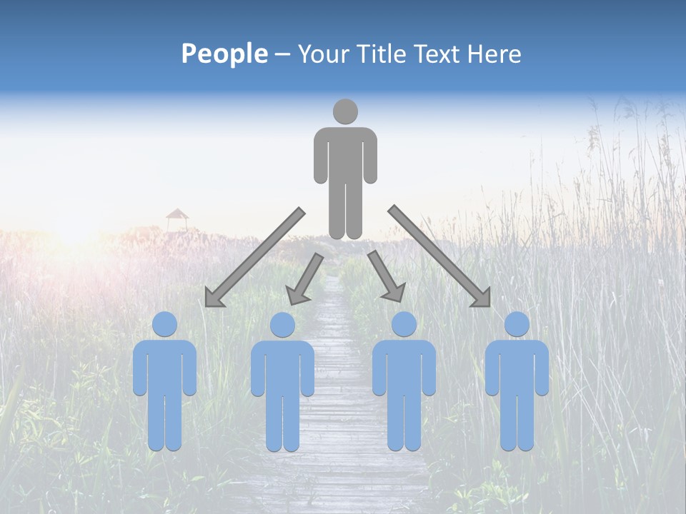 Natural Sun Sunset PowerPoint Template