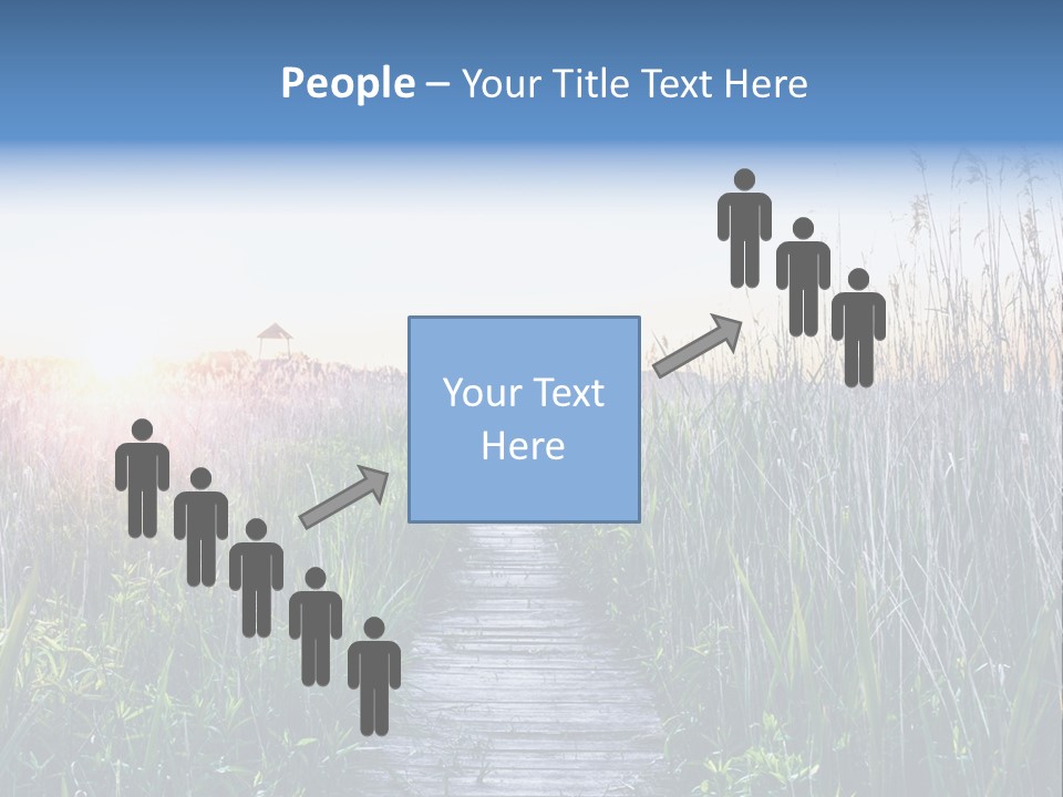 Natural Sun Sunset PowerPoint Template