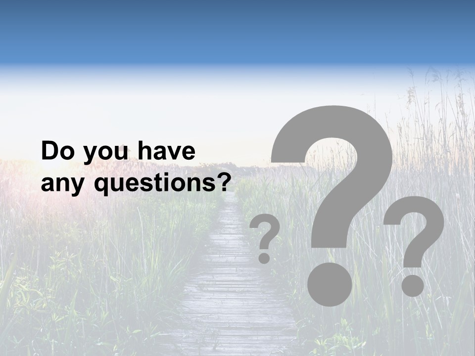 Natural Sun Sunset PowerPoint Template