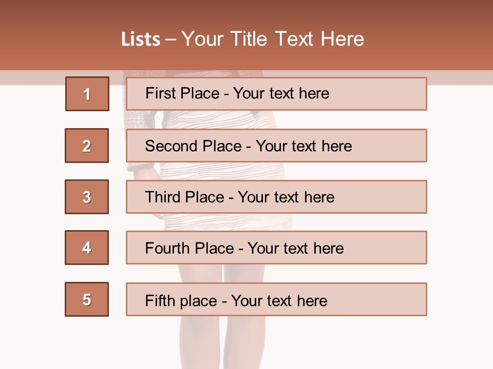 Lifestyle Modern Caucasian PowerPoint Template