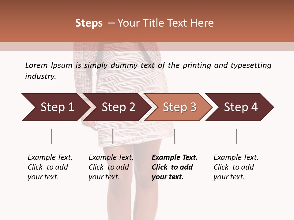 Lifestyle Modern Caucasian PowerPoint Template