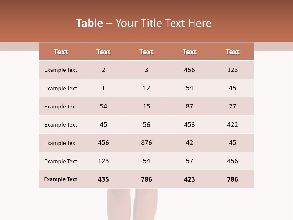 Lifestyle Modern Caucasian PowerPoint Template