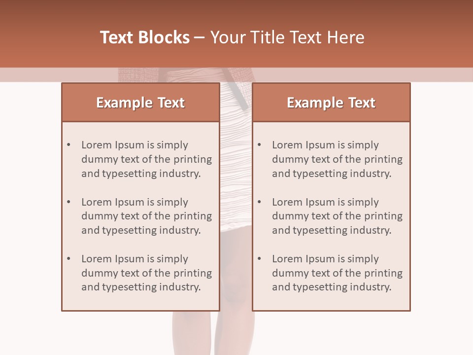 Lifestyle Modern Caucasian PowerPoint Template