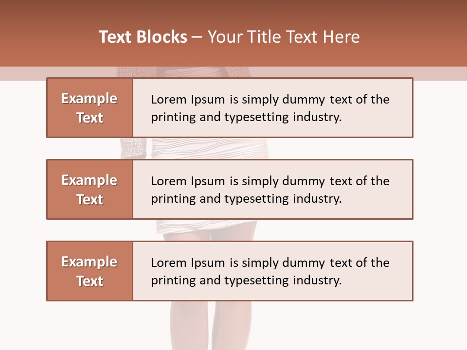 Lifestyle Modern Caucasian PowerPoint Template
