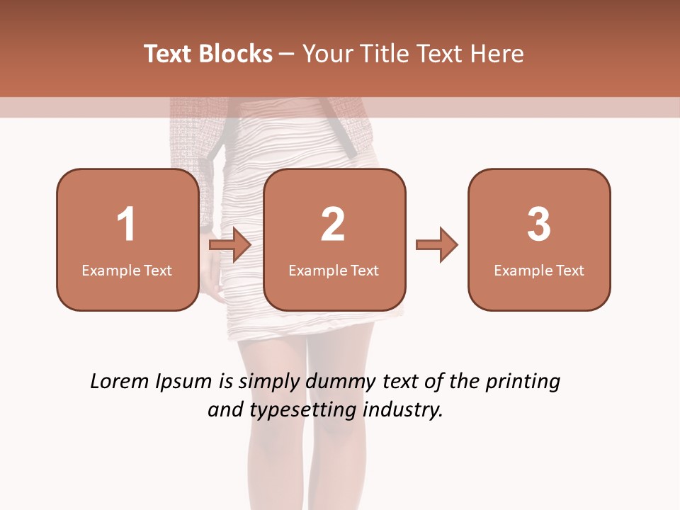 Lifestyle Modern Caucasian PowerPoint Template