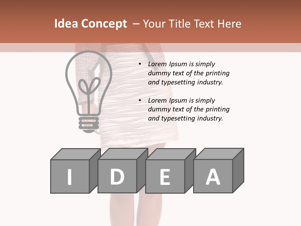 Lifestyle Modern Caucasian PowerPoint Template