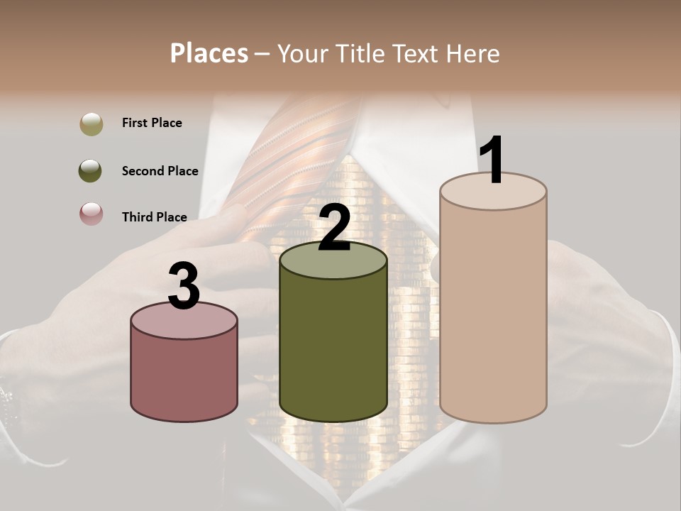 Click Pushing Silhouette PowerPoint Template