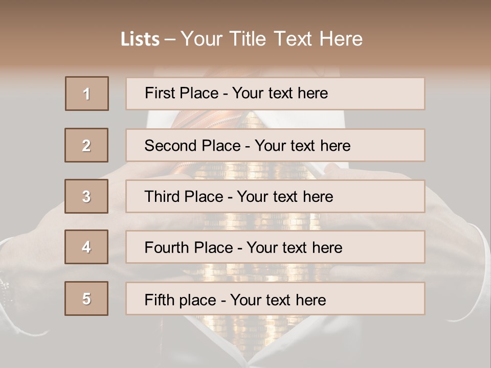 Click Pushing Silhouette PowerPoint Template