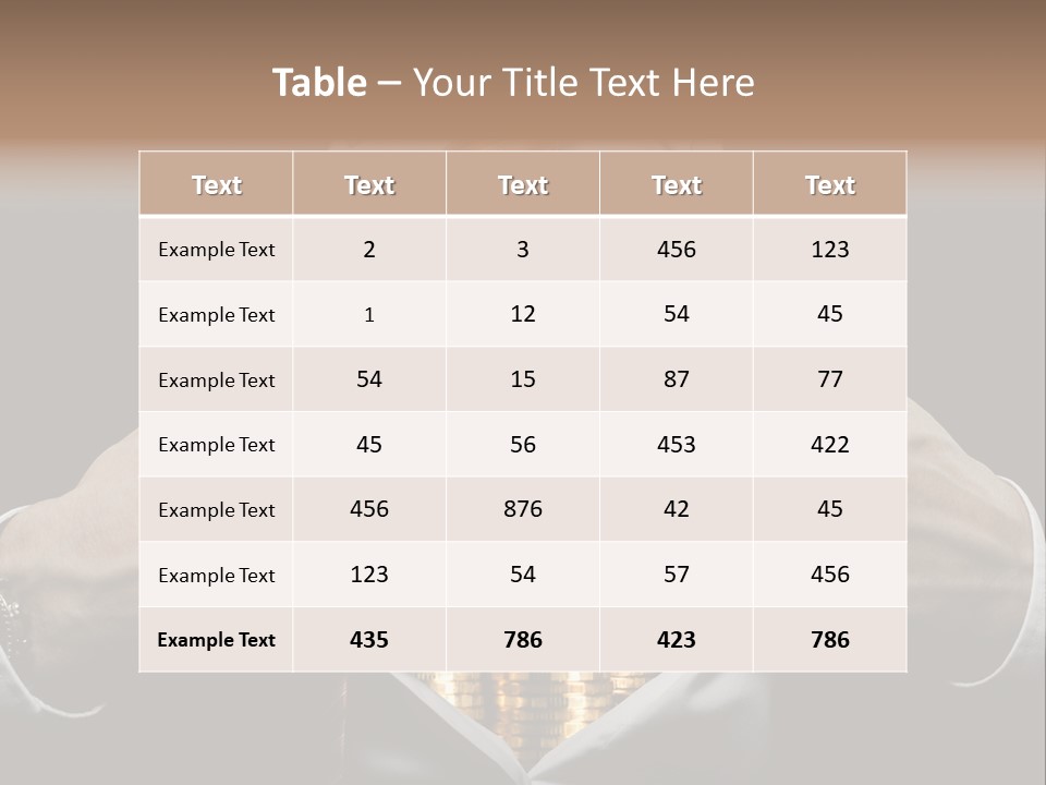 Click Pushing Silhouette PowerPoint Template