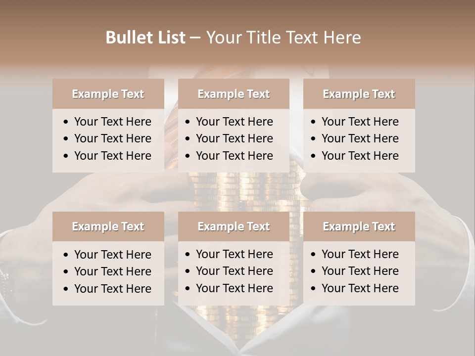Click Pushing Silhouette PowerPoint Template