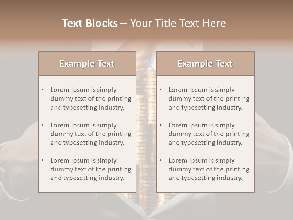 Click Pushing Silhouette PowerPoint Template