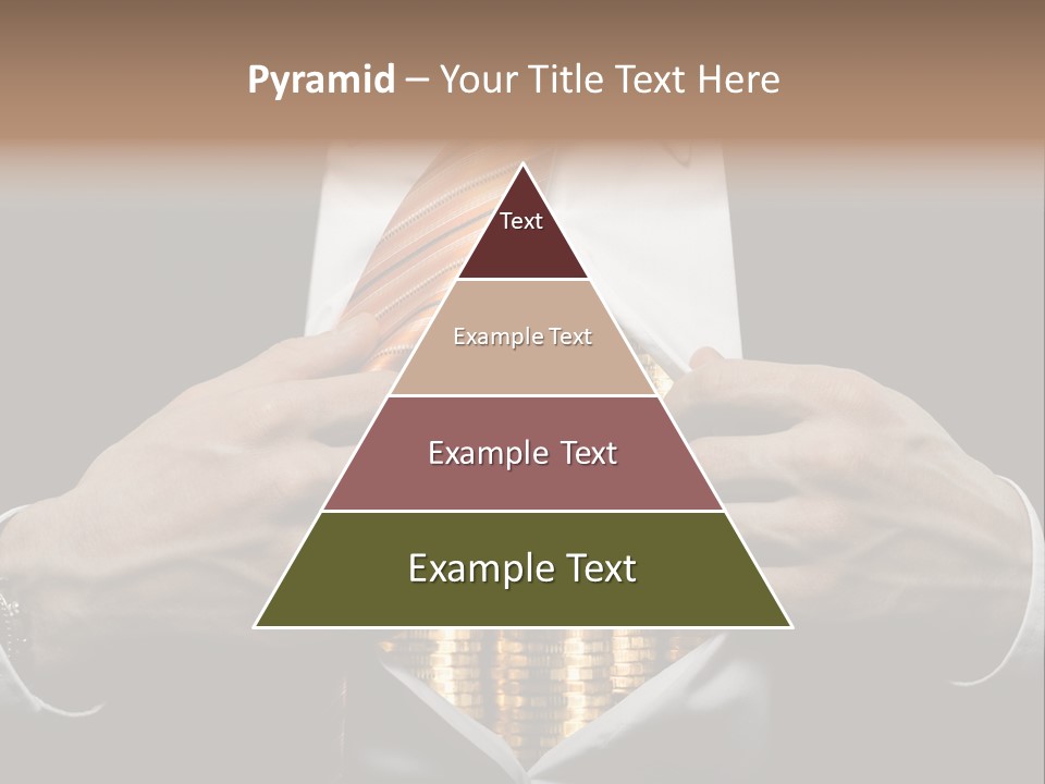 Click Pushing Silhouette PowerPoint Template