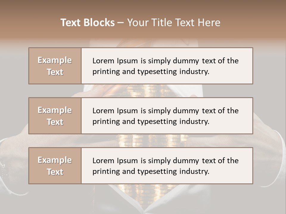 Click Pushing Silhouette PowerPoint Template