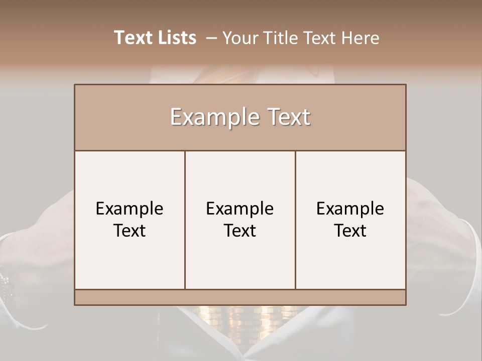 Click Pushing Silhouette PowerPoint Template