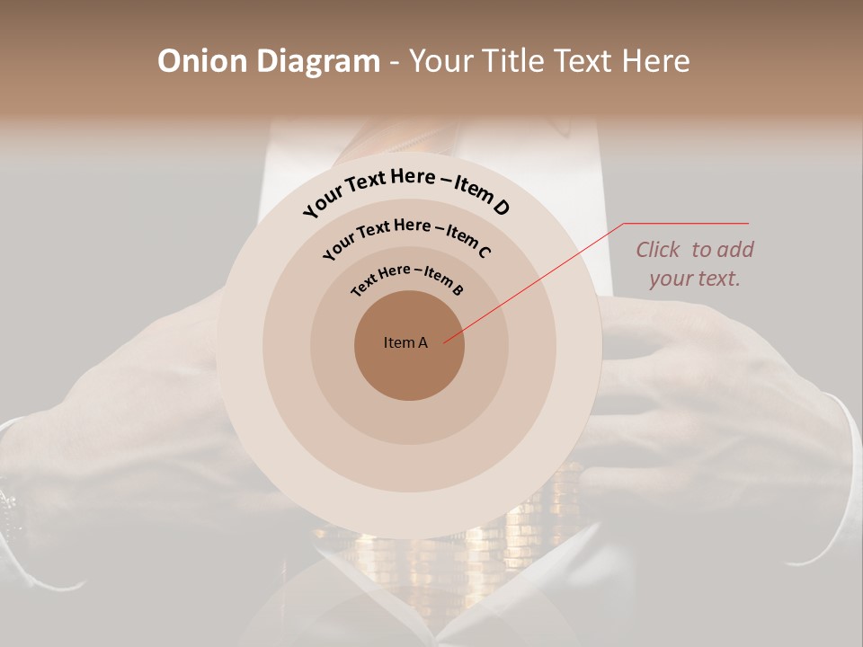 Click Pushing Silhouette PowerPoint Template